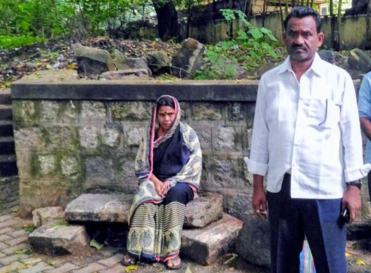 Accused Parashuram Waghmore’s mother Janaki Bai and father Ashok Waghmore.