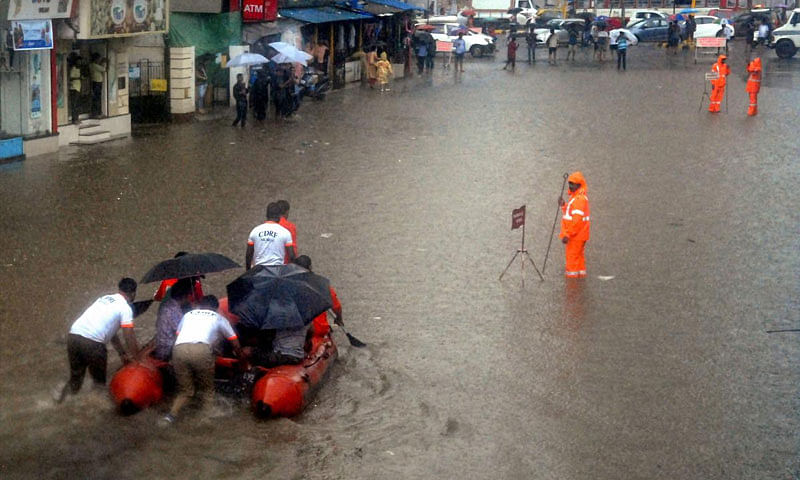 On Tuesday, the MMR got some respite from heavy rain, that it has been experiencing since Friday night. PTI file photo