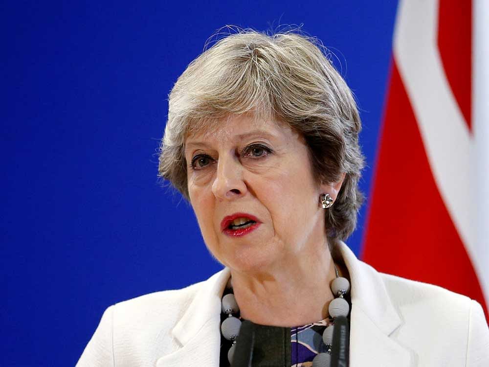 UK Prime Minister Theresa May, Reuters file photo