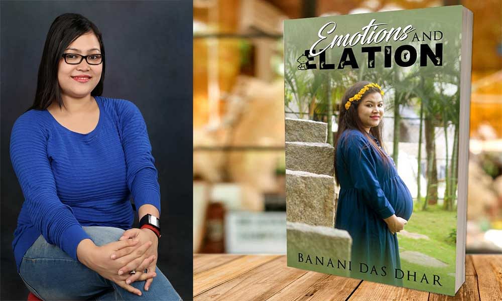 Banani Das with her book 'Emotions and Elation'
