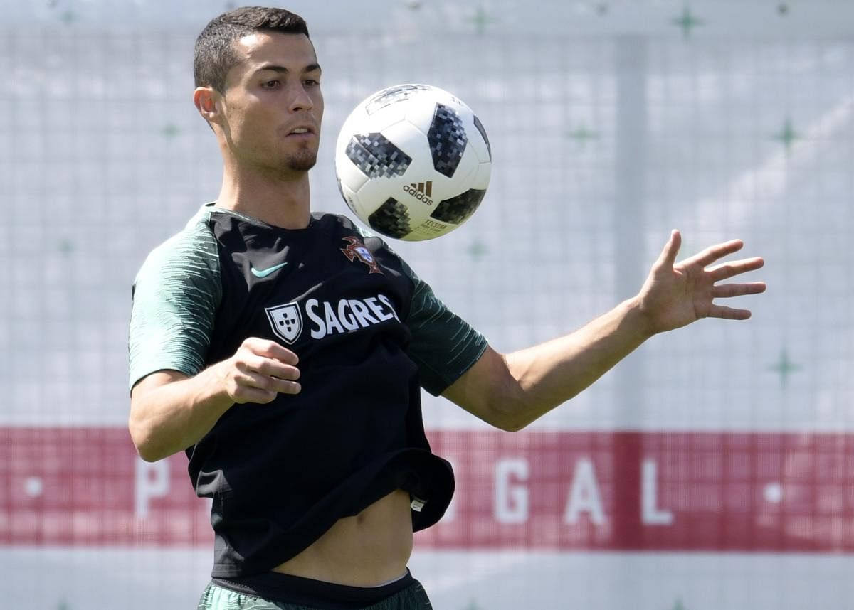 IN THE SPOTLIGHT Although Uruguay are yet to concede a goal in the World Cup so far, containing Portugal's Cristiano Ronaldo will be a tough ask. AFP