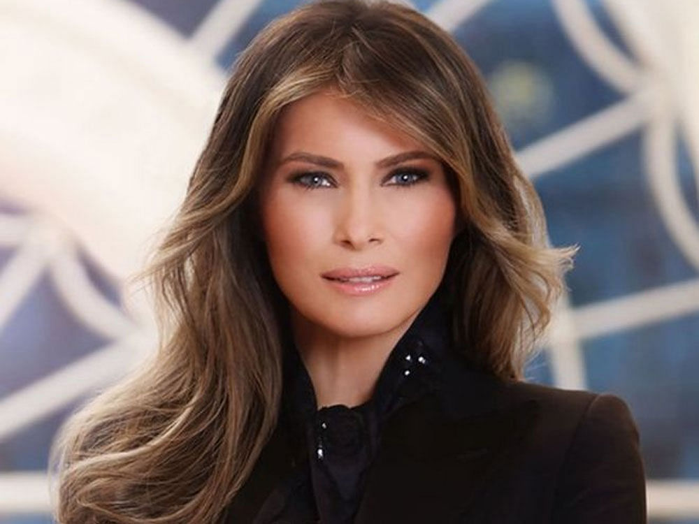 Melania Trump's surprise visit on Thursday to children held at the US-Mexico border was overshadowed by her choice of apparel. (PTI file photo)