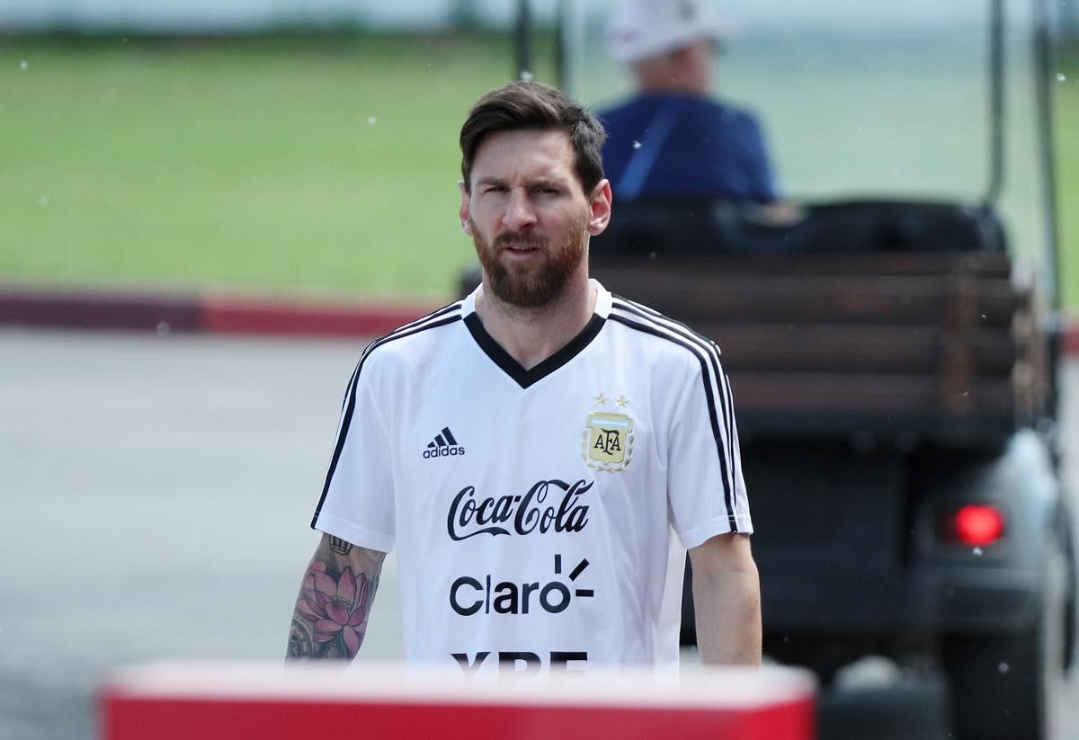TOUGH ROAD AHEAD: Argentina's Lionel Messi has had a slow start to the World Cup. Reuters 