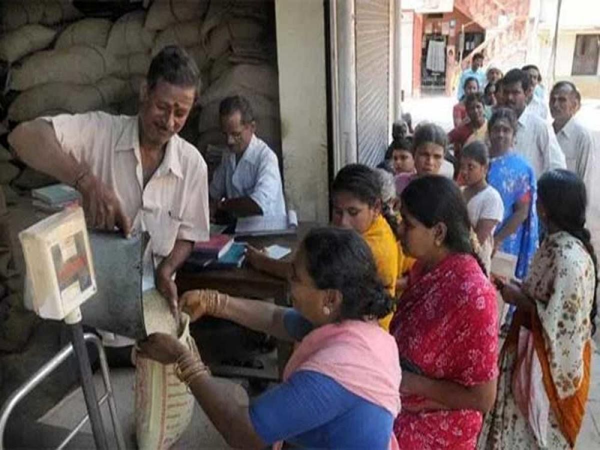He further said that state governments should keep a watch on beneficiaries who are not lifting their ration for last three consecutive months. DH file photo