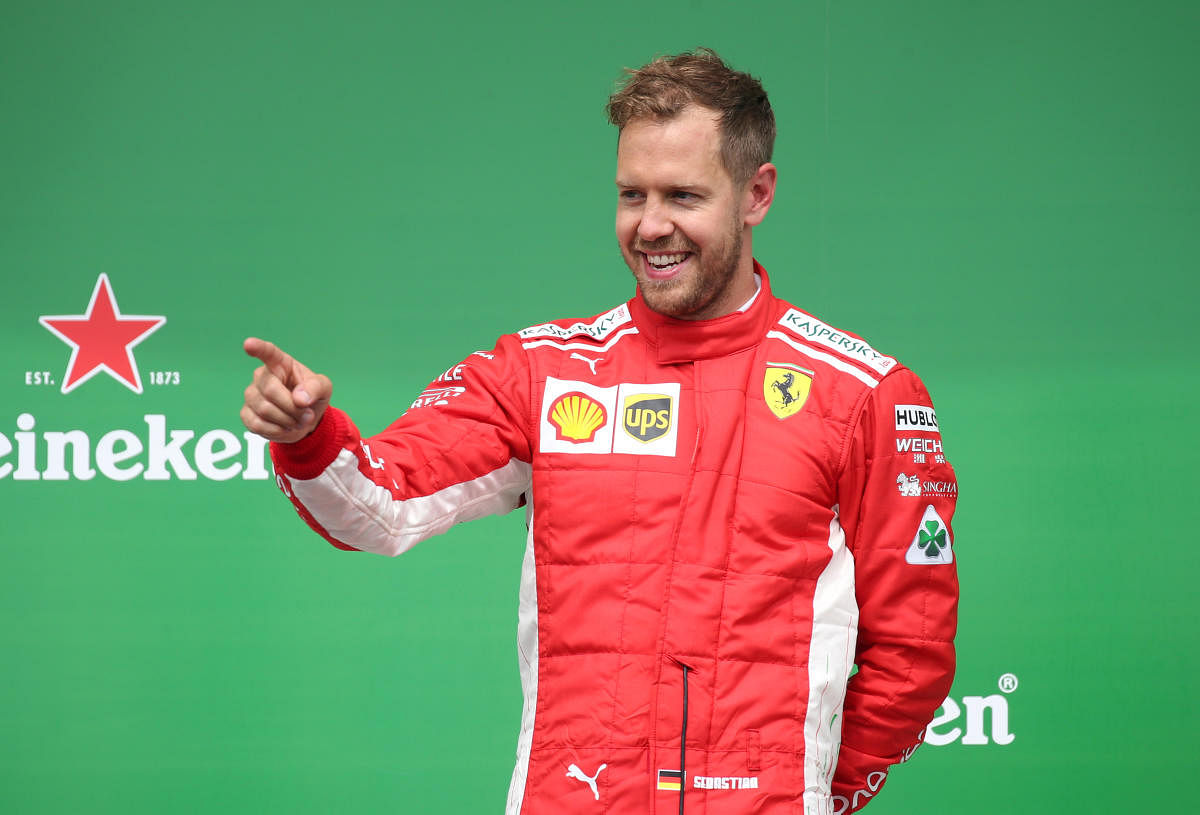 Ferrari's Sebastian Vettel is not bothered about claims that he has been making too many mistakes. Reuters 