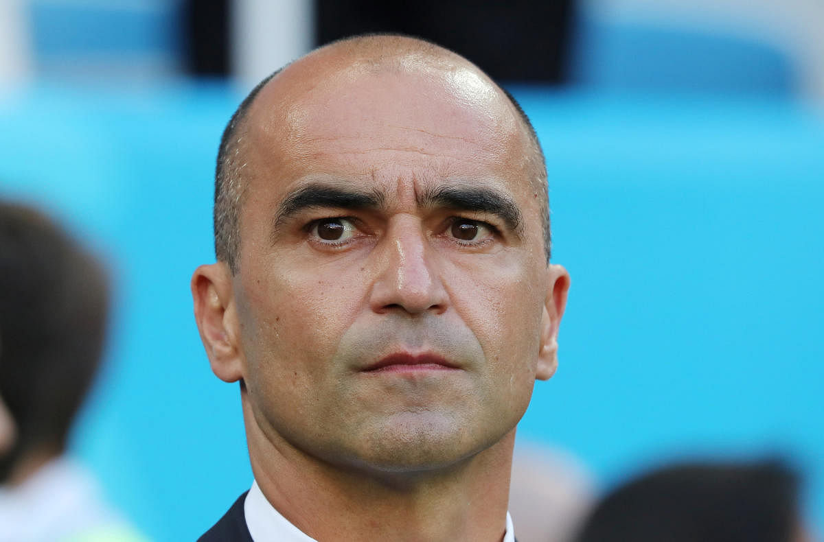 OPTIMISTIC: Belgium's coach Roberto Martinez says his side is not worried about the tough knockout phase. Reuters  