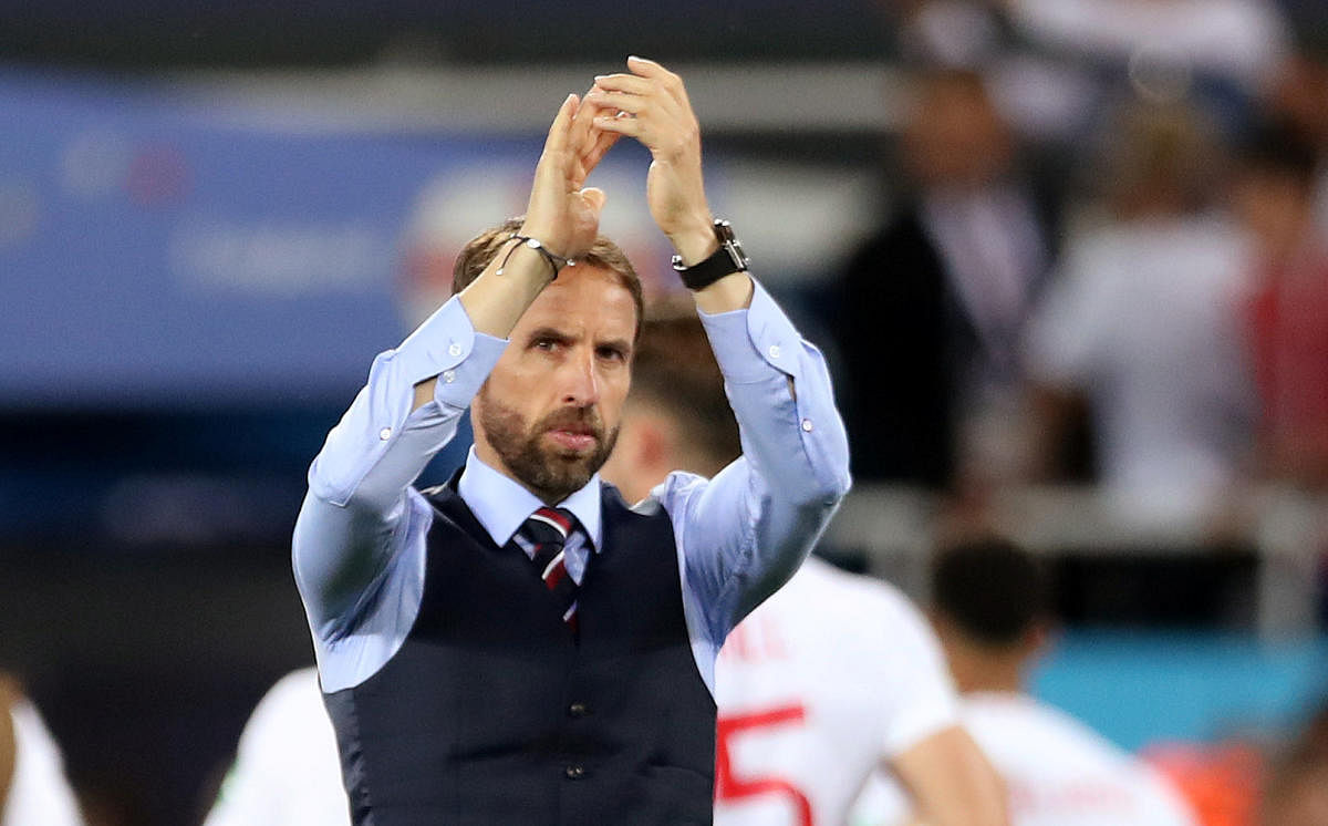 England coach Gareth Southgate. Reuters