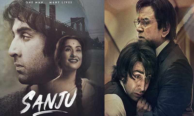 With Sanju, Hirani orchestrates Sanjay Dutt’s return to grace from his many, many off-screen falls with this onscreen homage. Image Courtesy: Twitter