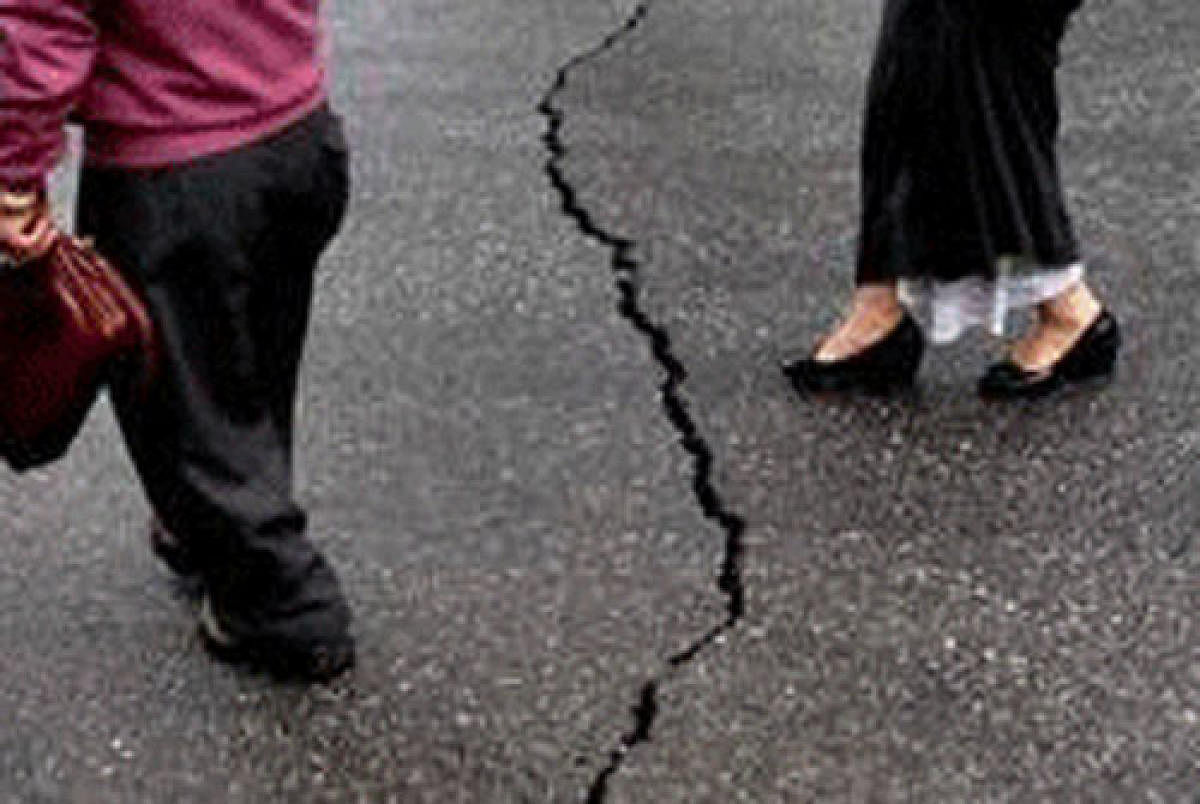 According to the IMD, the earthquake hit Sonepat, which is around 40 KM from the national capital, at 3.37 PM today. PTI File Photo for Representation