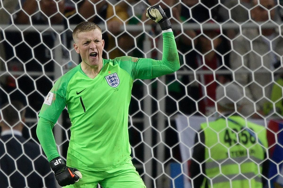 On just his seventh international appearance, Pickford became the first England stopper in 20 years to save a penalty at a major tournament.