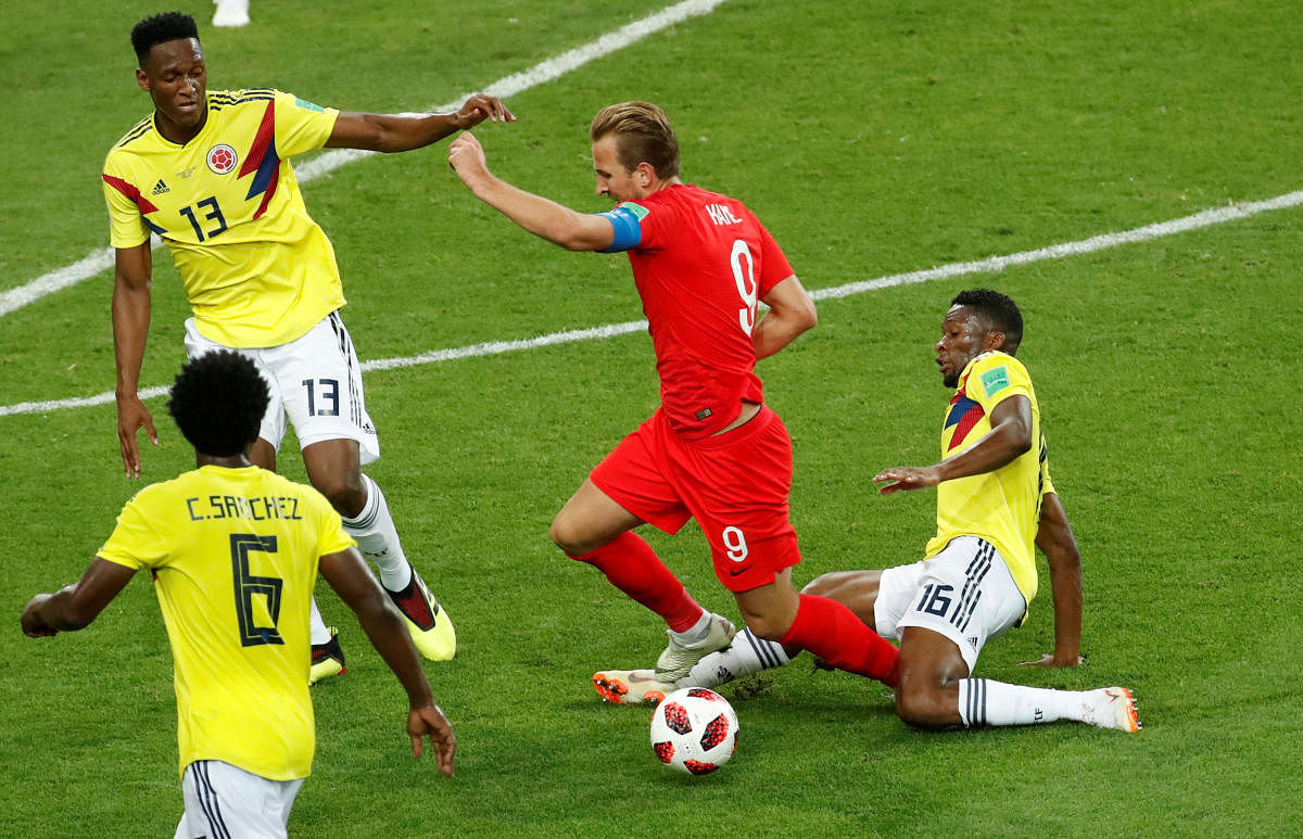 Columbian fans, however, have begun a war against FIFA, urging the association to take a closer look at referee Mark Geiger's decisions in the match. The fans feel that the referee's decisions supported the England team. Reuters file photo