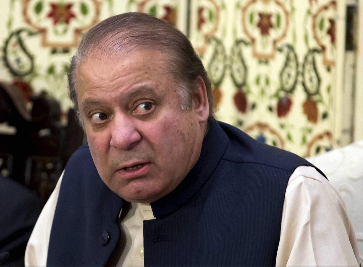 Pakistan's former Prime Minister Nawaz Sharif. AP/PTI File photo