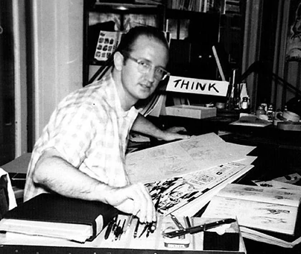 Steve Ditko is credited for the co-creation of multiple Marvel and DC comics, including Spider-Man, Doctor Strange and Captain Atom. Wiki photo.