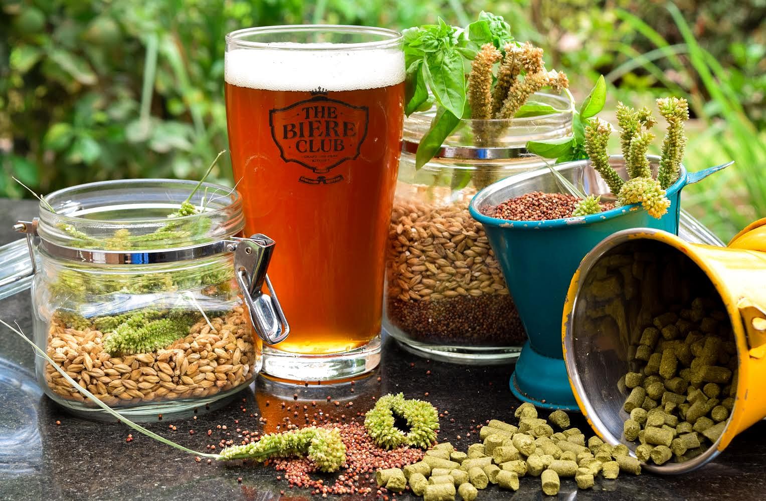 Ragi Beer is on the menu at The Biere Club and other micro-breweries.