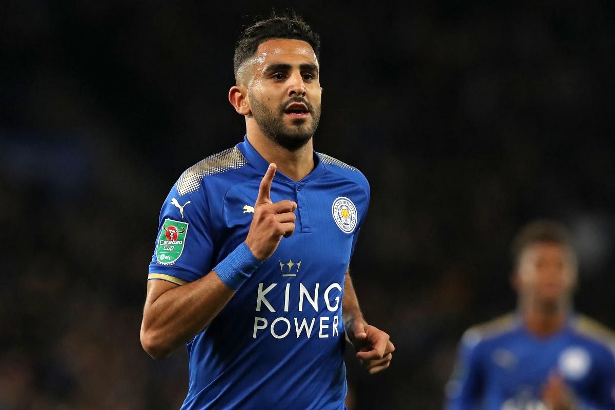 Algerian midfielder Riyad Mahrez, who played a key role in Leicester City's Premier League title triumph in 2016, has moved to Manchester City. (AFP Photo)