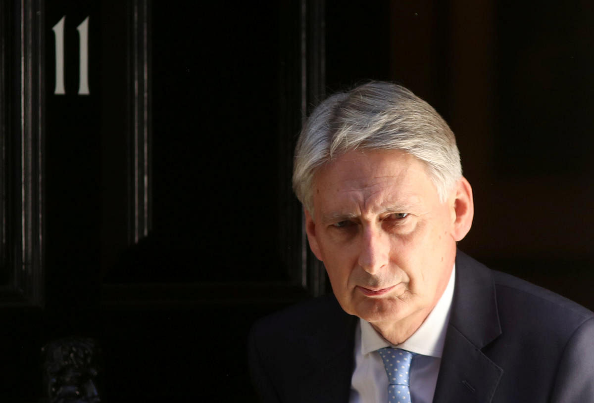 Britain's Chancellor of the Exchequer Philip Hammond. (Reuters Photo)