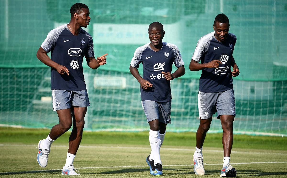 CONNECTION: With France having 14 players of African roots in their squad, many from the continent are cheering the Les Blues in Sunday's final. AFP
