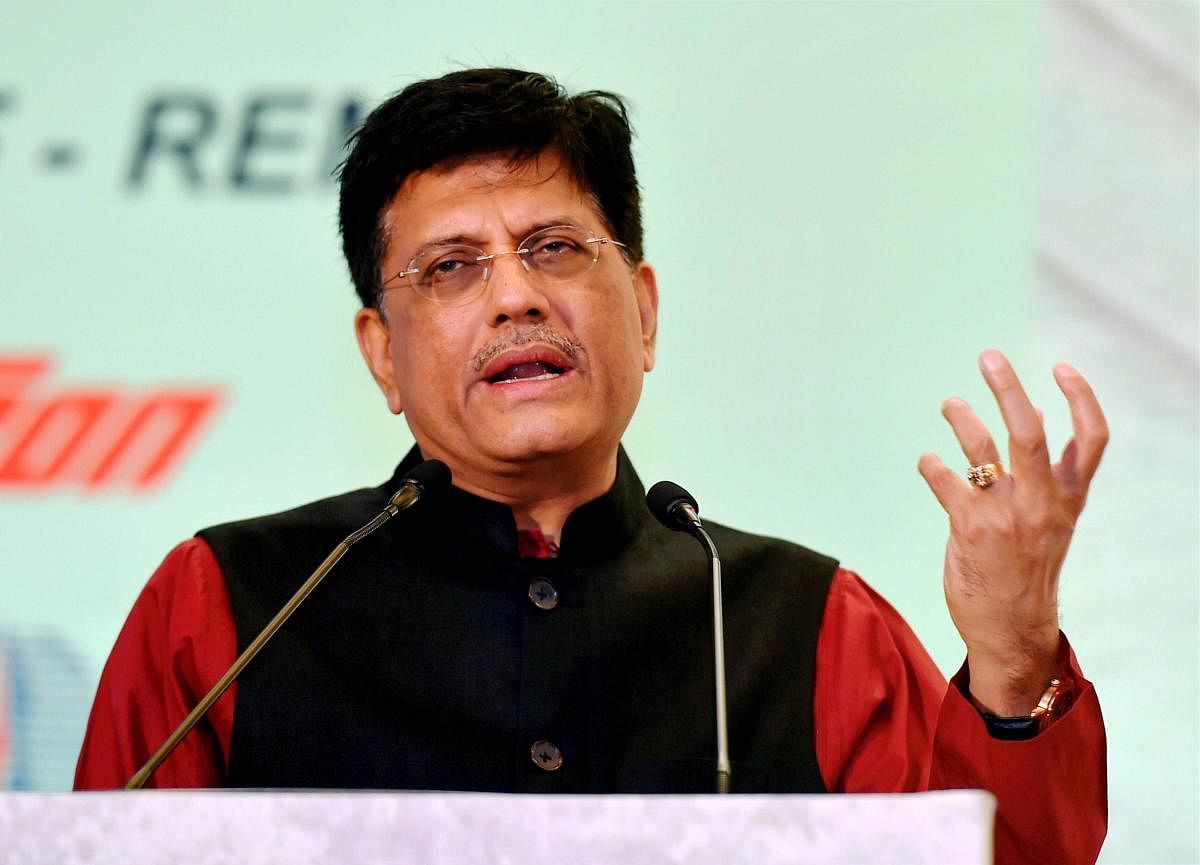 Railway Minister Piyush Goyal