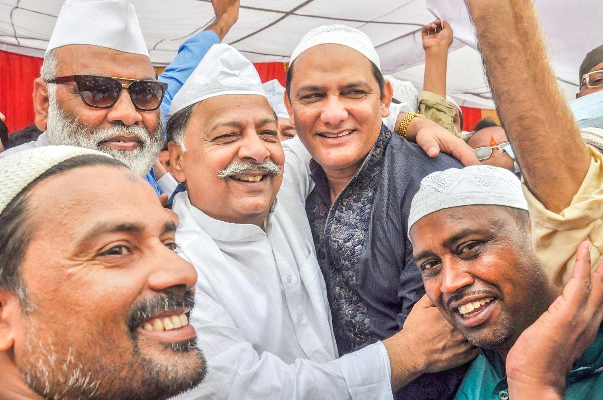 In an interview to PTI, Azhar said he contested from Moradabad and then moved to Tonk as he was "not the sort of person who likes to play safe". PTI file photo.