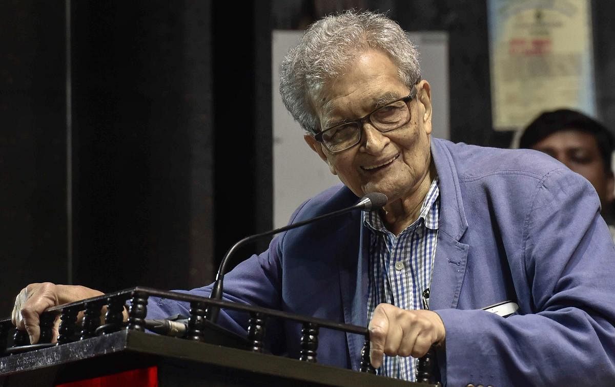 "I wish Professor Amartya Sen would spend some time within India and actually look at conditions on the ground. And at least review all work that has been done in the last four years by the Modi government before making such statements," Kumar told PTI in
