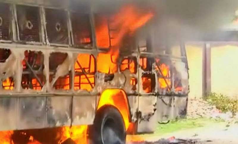 The incident occurred this morning when the bus was going to Delhi from Haridwar, a police official said. Reuters file photo for representation.