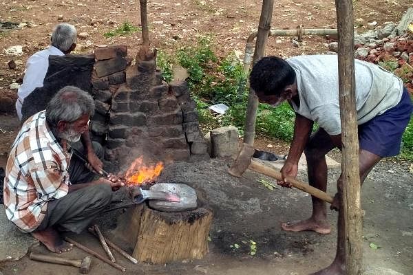 A foundry near Srinivaspur in Kolar district.