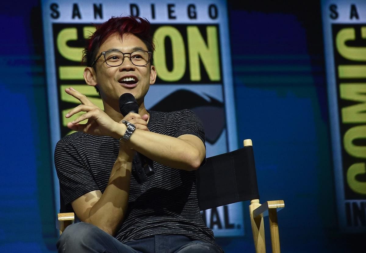 Director James Wan participates in the Warner Bros. Theatrical Panel for "Aquaman" during Comic Con in San Diego. AFP.