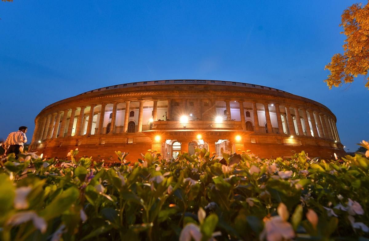A view of the Parliament House, in New Delhi. (PTI File Photo)