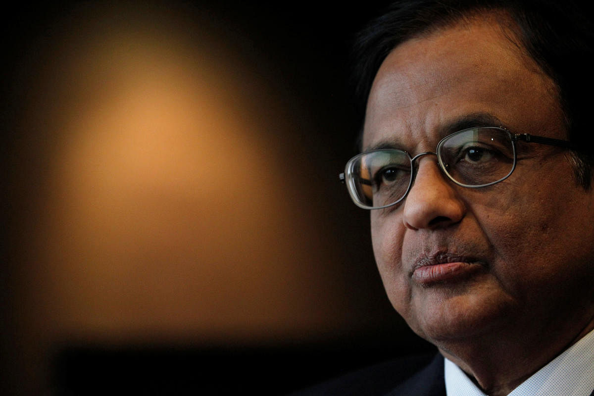 The Delhi High Court will hear a plea by former Union minister P Chidambaram, seeking anticipatory bail in the Enforcement Directorate's (ED) money-laundering case related to INX Media, Wednesday. Reuters file photo