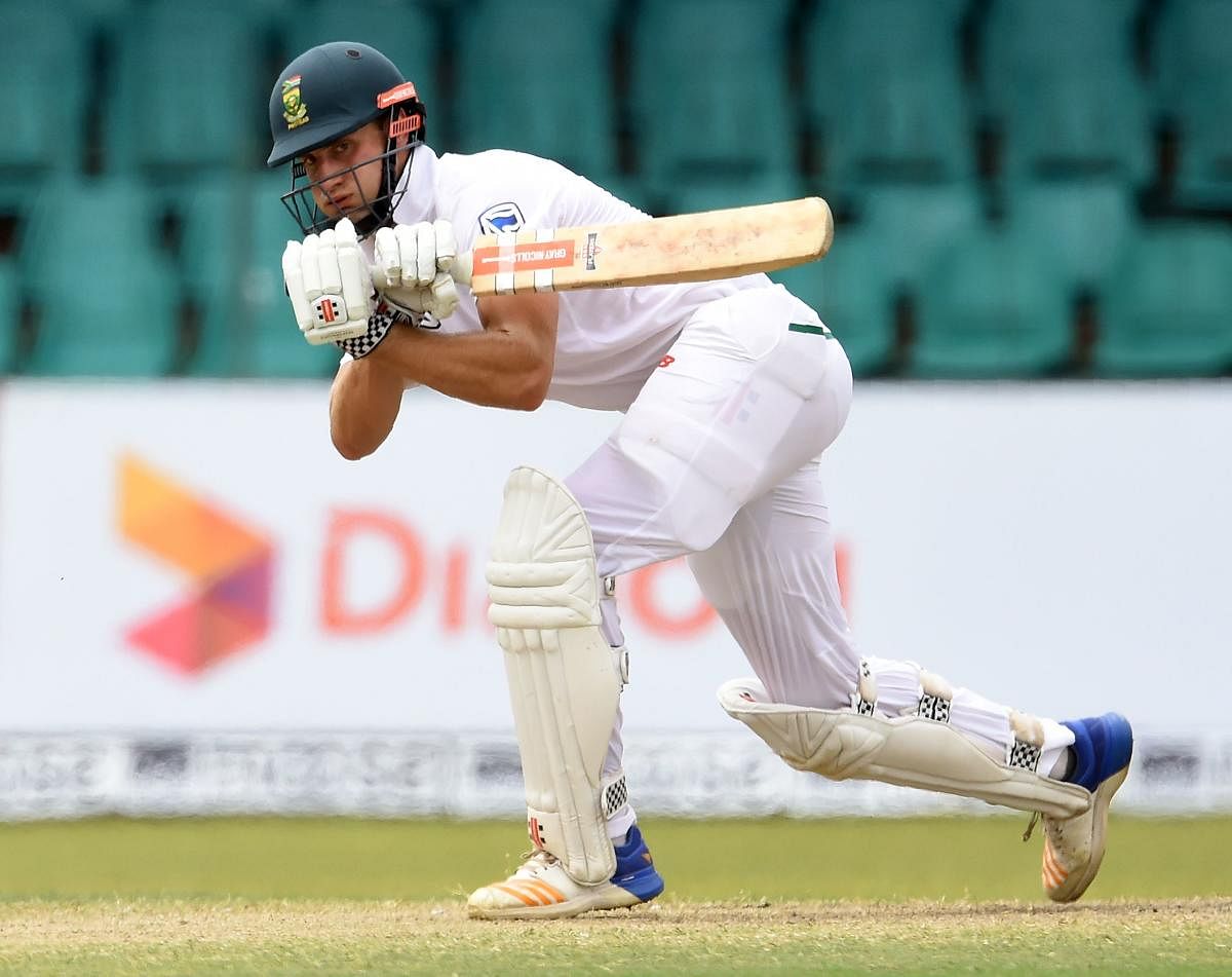 Theunis de Bruyn was the lone bright spot in South Africa's miserable batting performance in the two-Test series against Sri Lanka. AFP 