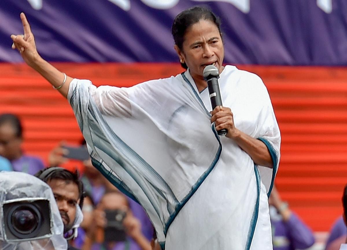 In picture: West Bengal Chief Minister Mamata Banerjee. 