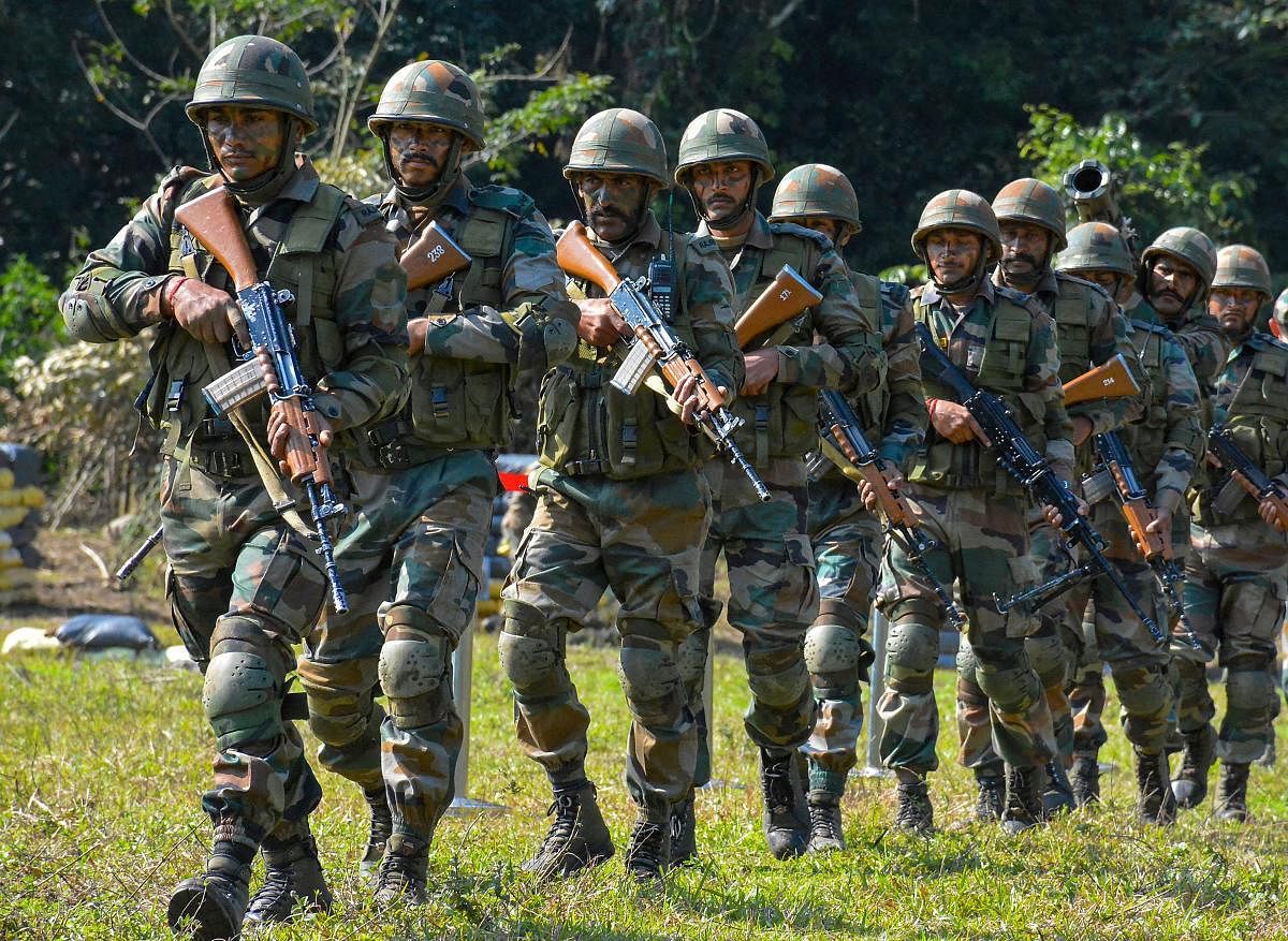 Singh downplayed incidents of transgression along the LAC by the People's Liberation Army of China (PLA) saying these happened due to differing perception. PTI file photo for representation.