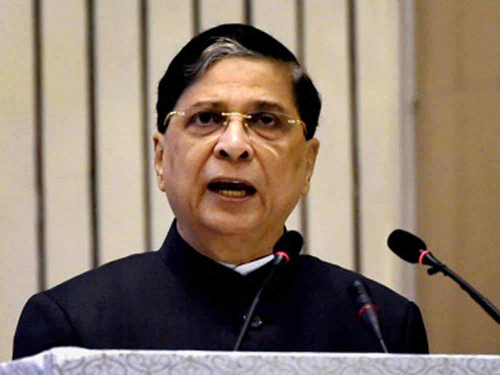 Chief Justice of India Dipak Misra on Saturday cautioned the judges against imposing their views on parties to settle their disputes through mediation or Lok Adalat. PTI file photo