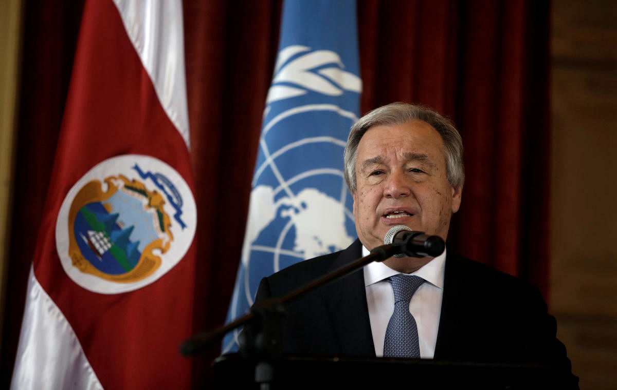 UN Secretary-General Antonio Guterres. (Reuters file photo)
