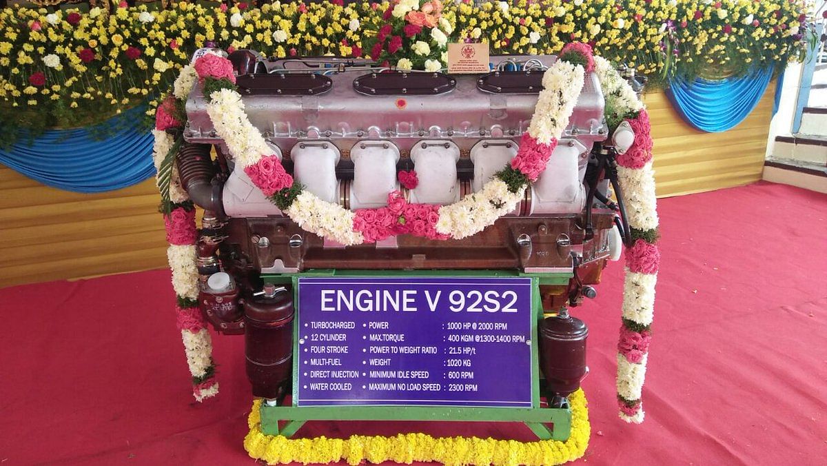 One of the engines developed and made in India. Photo: Twitter/DefProdnIndia