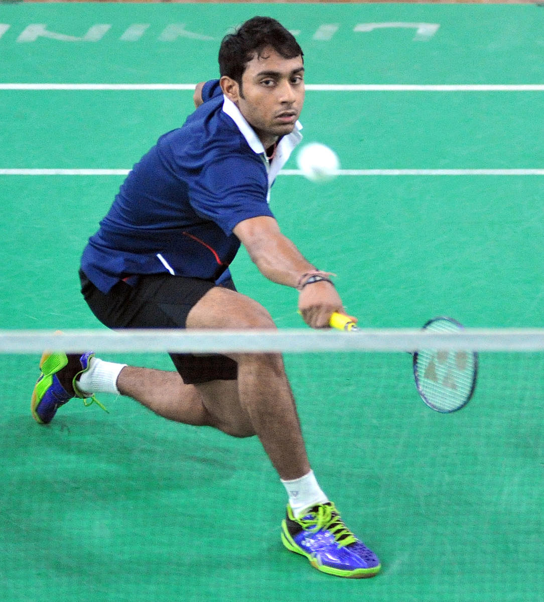 India's Sourabh Verma prevailed over Koki Watanabe of Japan 19-21, 21-12, 21-17 clinch the Russia Open title. DH File Photo