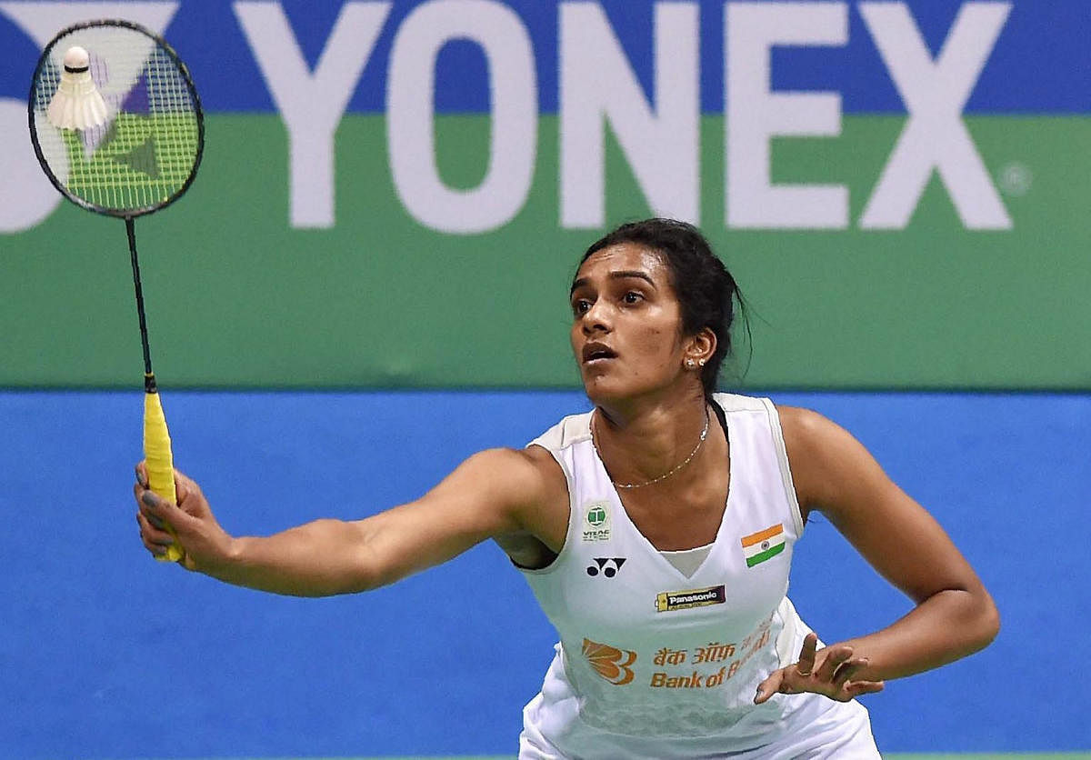 CYNOSURE: India's P V Sindhu, who faltered in the final hurdle last year, will look to bag her maiden World Champioship gold. PTI