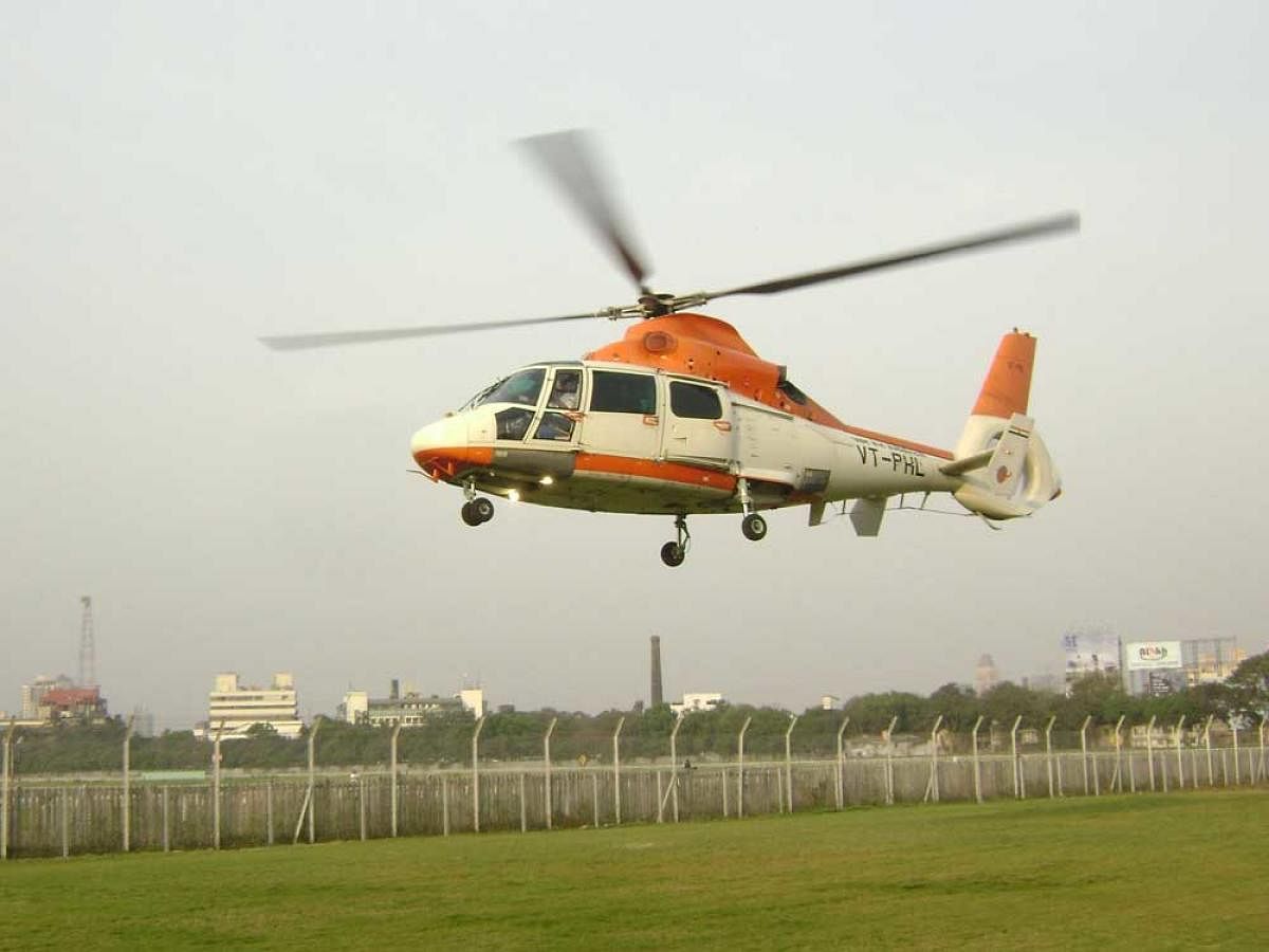 Pawan Hans is a joint venture between the government and ONGC. File photo. Source: Twitter