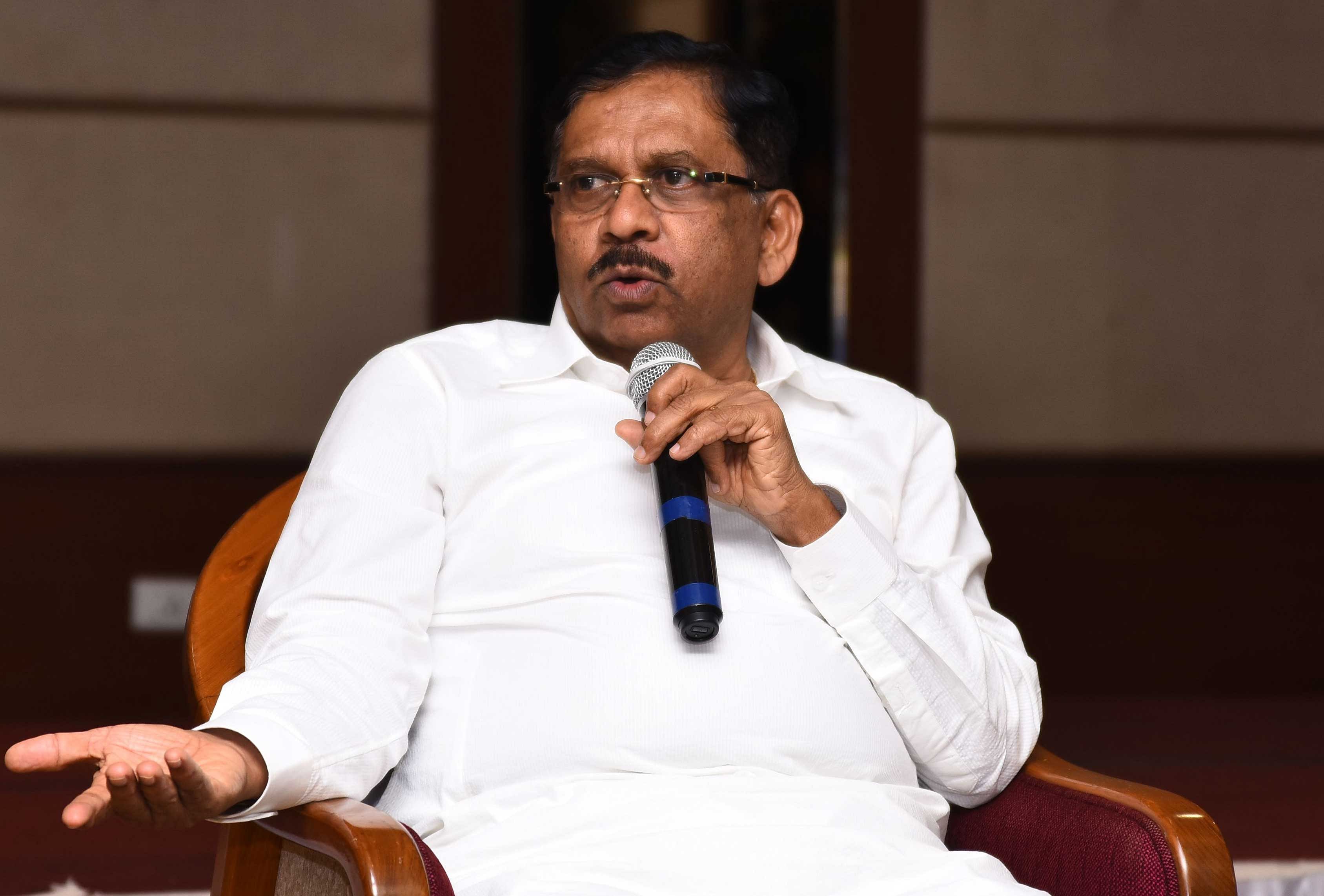 Deputy Chief Minister G Parameshwara. DH photo.