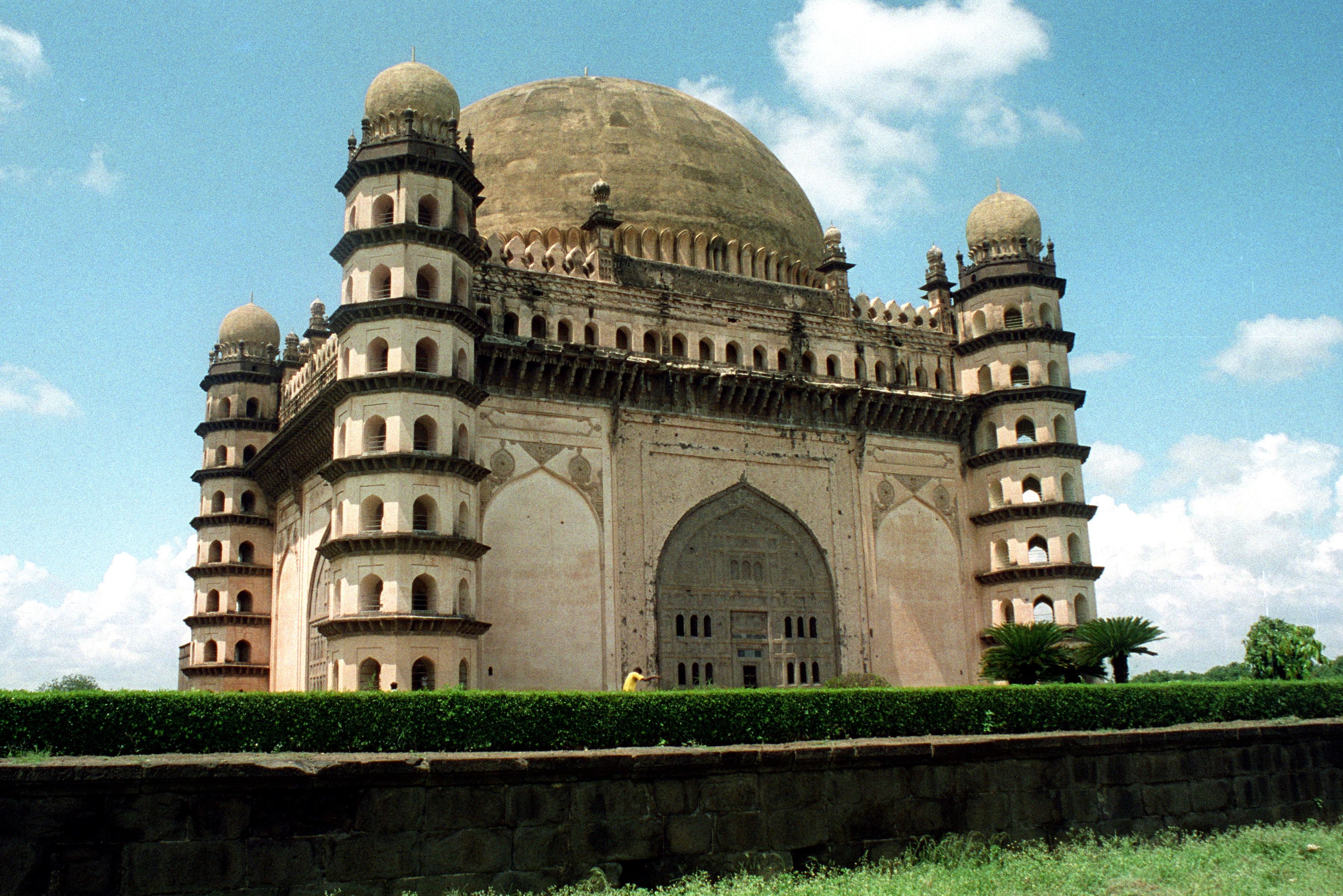 A view of the Gol Gumbaz in Vijayapura.