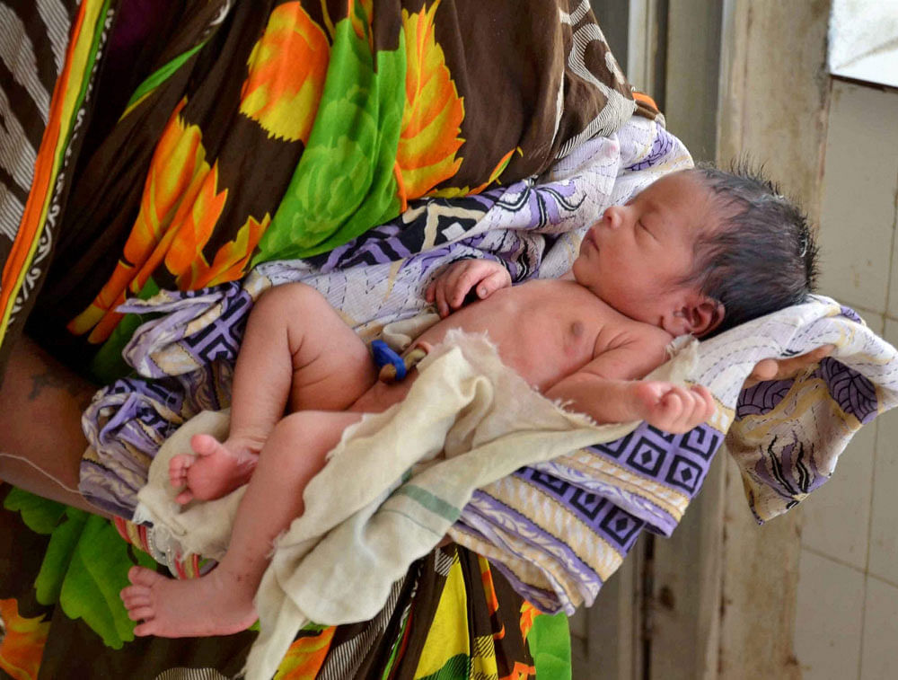 Almost half of the districts in India are not on track to reduce the mortality rates of newborns and meet the target set under the Sustainable Development Goals for 2030, a study has found. PTI file photo
