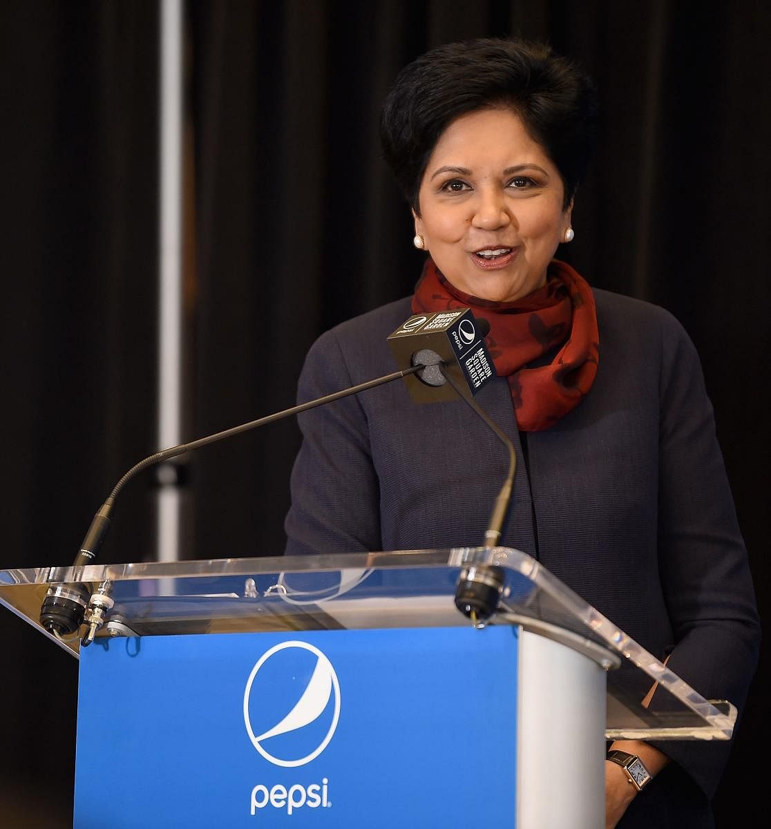 Nooyi, 62, who has been with the company for 24 years, will continue as chairman of the board until early 2019. AFP Photo