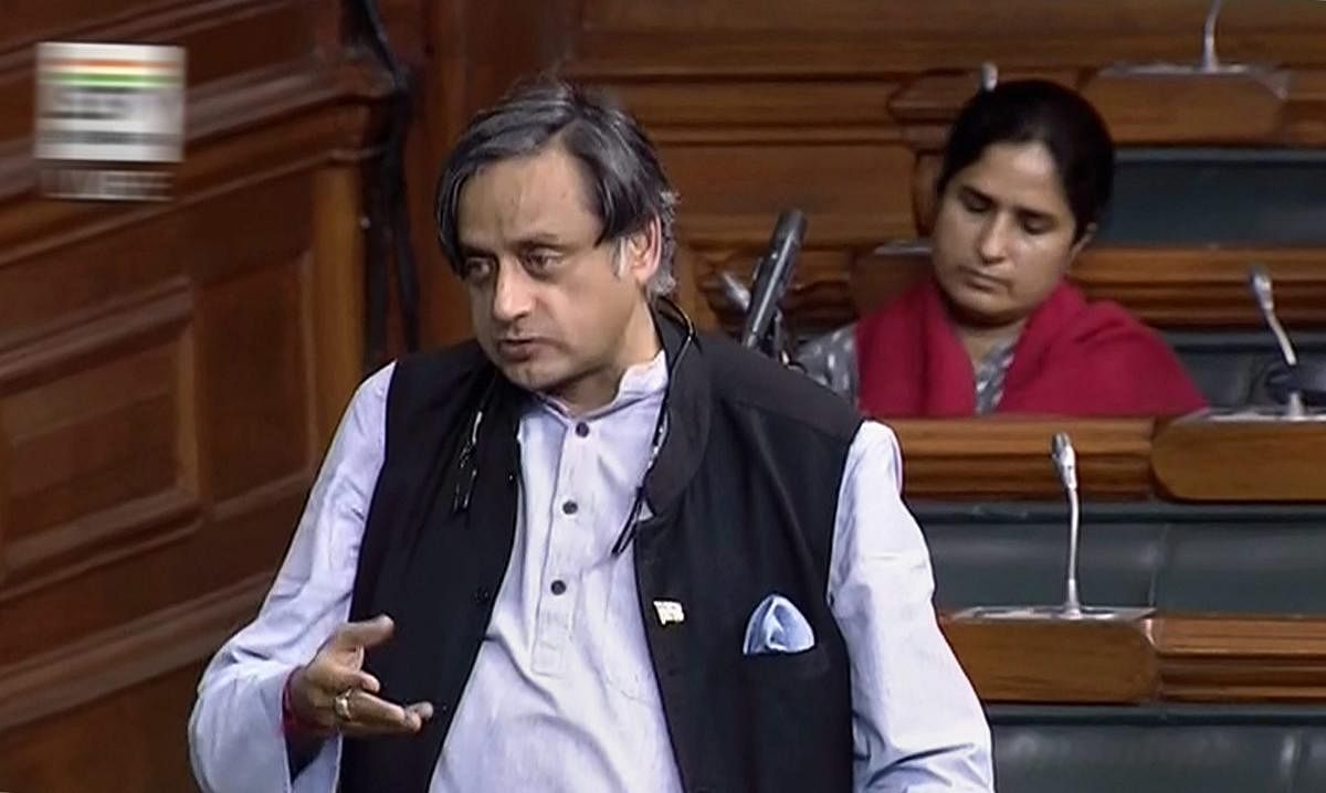 Parliamentary Standing Committee on External Affairs head Shashi Tharoor. PTI file photo.