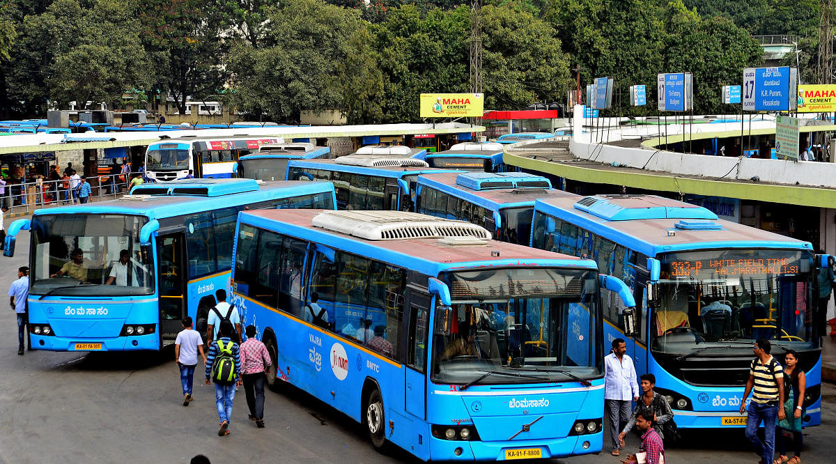 Many commuters of BMTC Volvo buses prefer taking cabs as a last-mile connectivity option. High cab fares could affect them