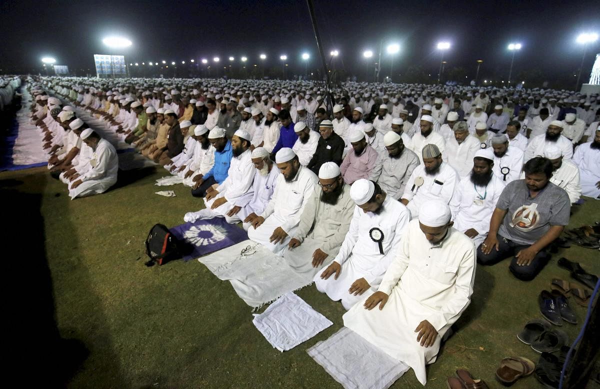A Muslim man, who took part in Kanwar yatra, was allegedly stopped from offering Namaz at a mosque here, prompting the police to arrest three persons in this regard. PTI file photo for representation only