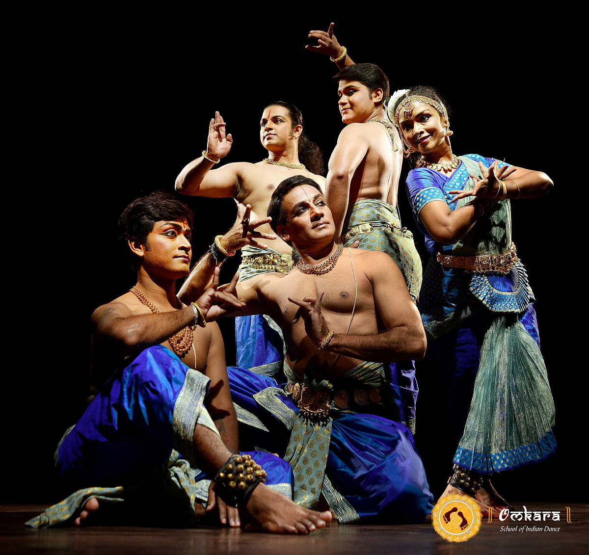 Dancers of Omkara performing ‘Jala’.