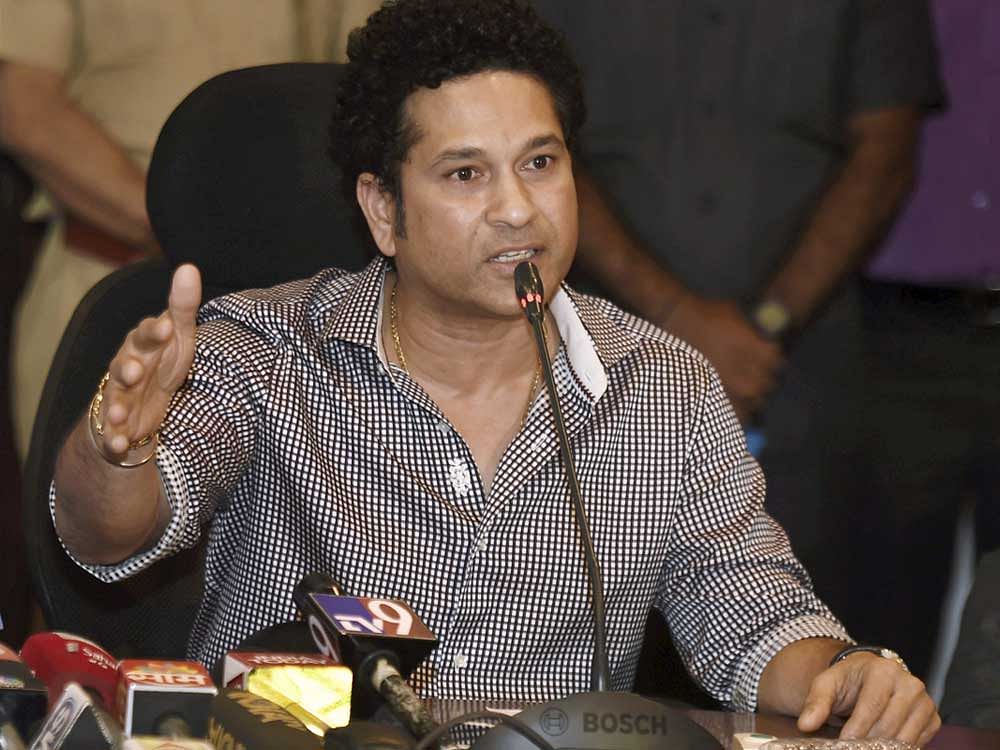 Sachin Tendulkar described the former India captain as a big "influence".