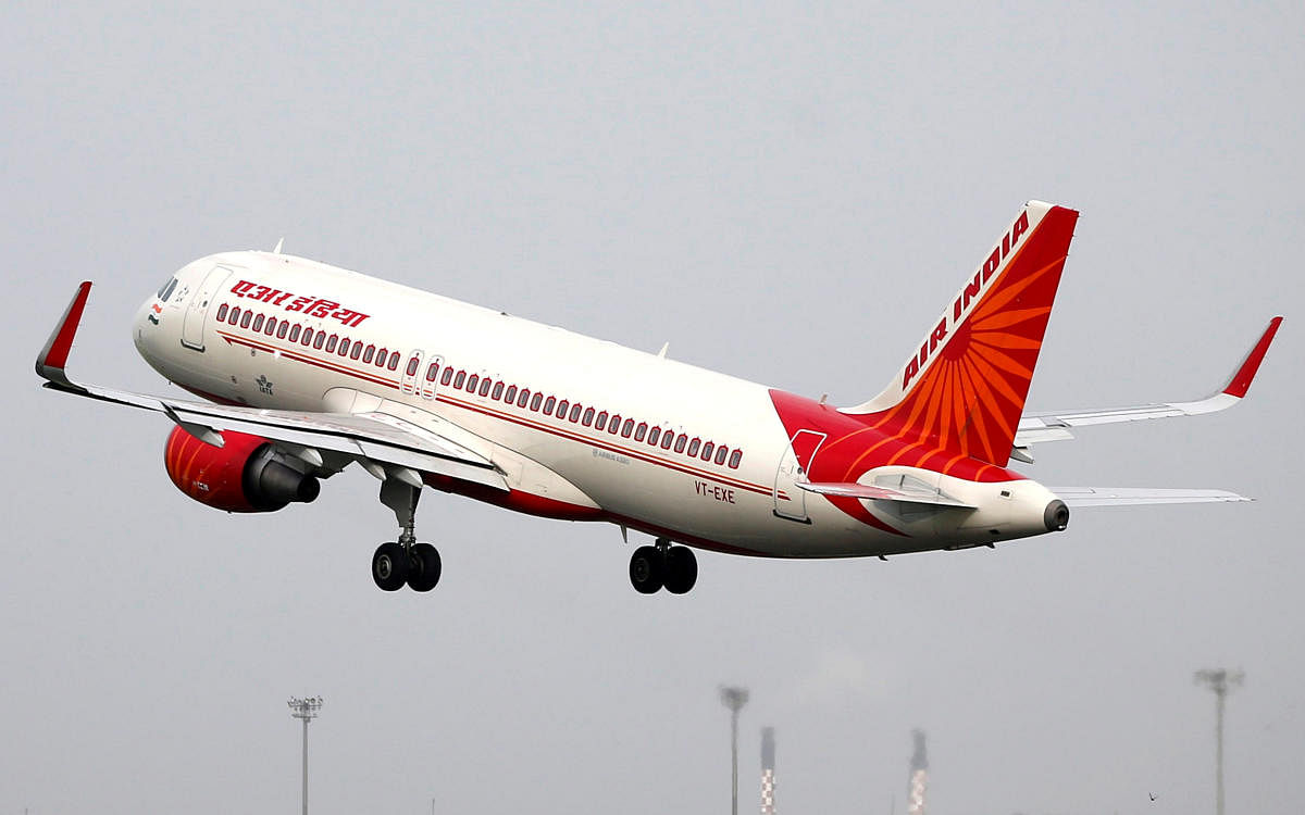 An Air India Airbus A320 aircraft takes off from the Sardar Vallabhbhai Patel International Airport in Ahmedabad. Reuters file photo
