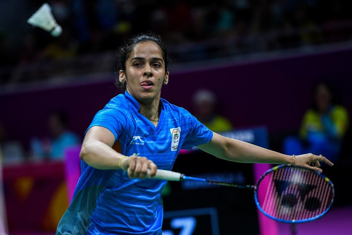 Saina Nehwal will be targeting a strong show at the Asian Games. AFP FILE PHOTO