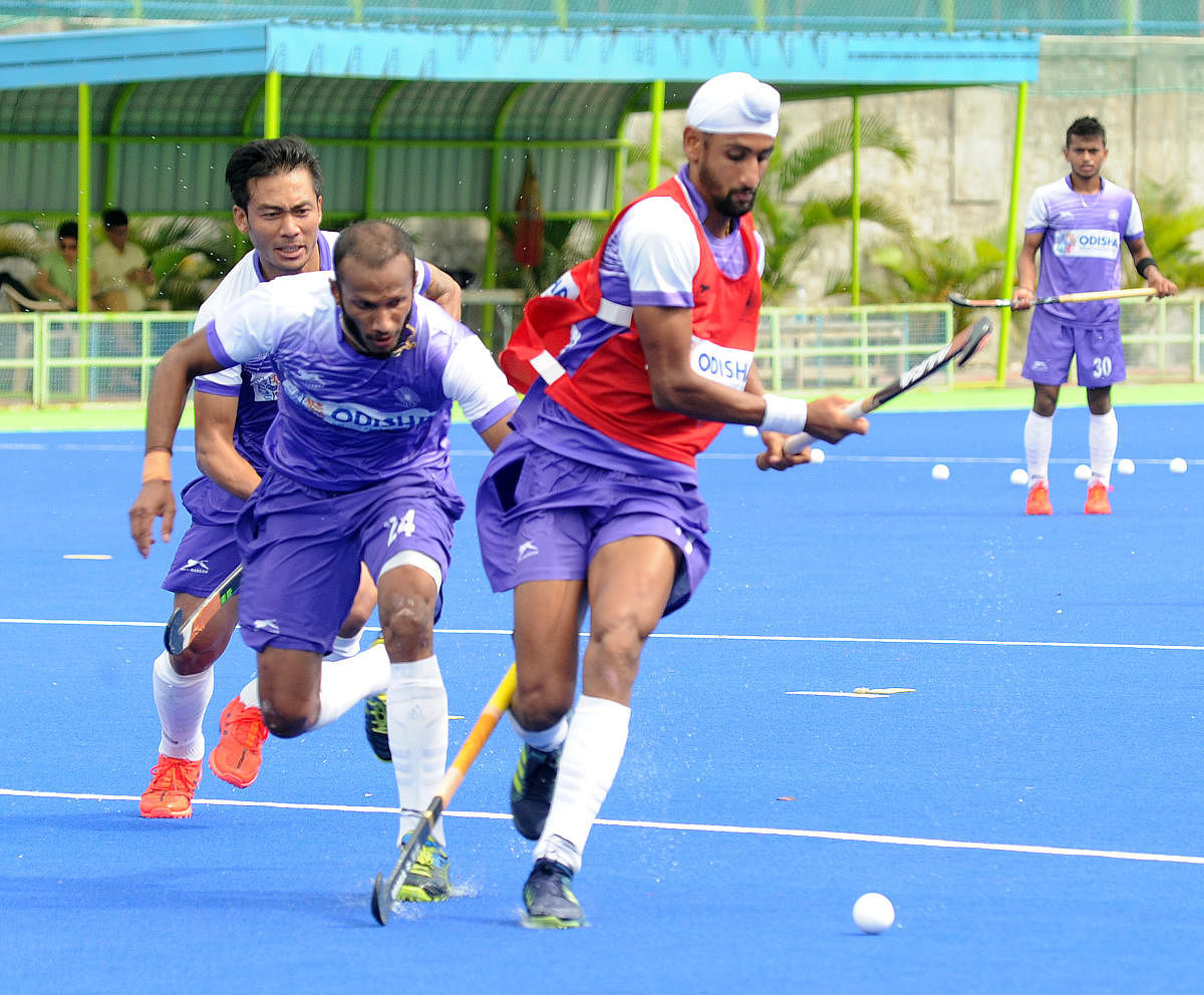 Indian men's hockey team will be eyeing to defend its title at the Asian Games. DH File Photo